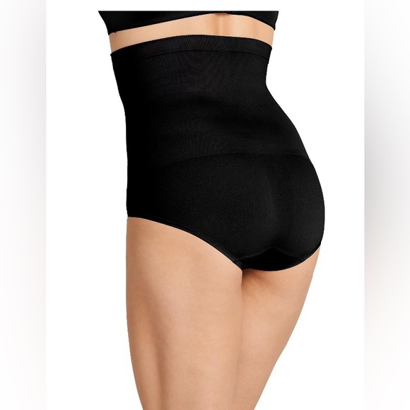 Jockey Essentials women’s seamfree slimming high-waist brief; size: M - Picture 2 of 4